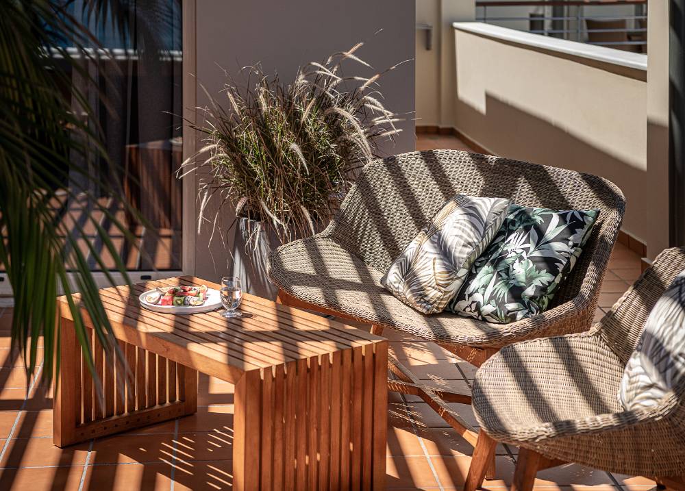 Outdoor sitting area